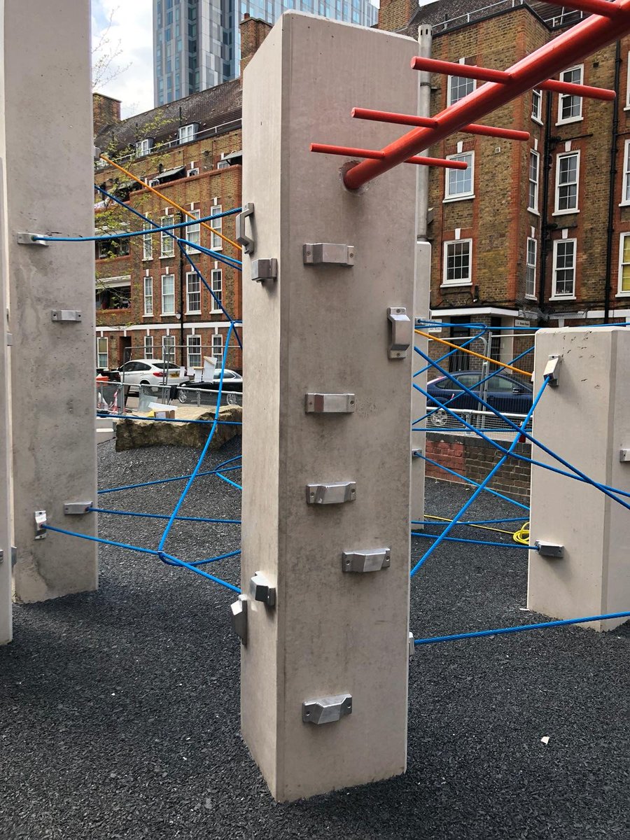 We're thrilled to announce the playground for Holland Estate residents is now open! A launch party date will be set soon in September. #playground #eastlondon #hollandestate #jailmake #design #build