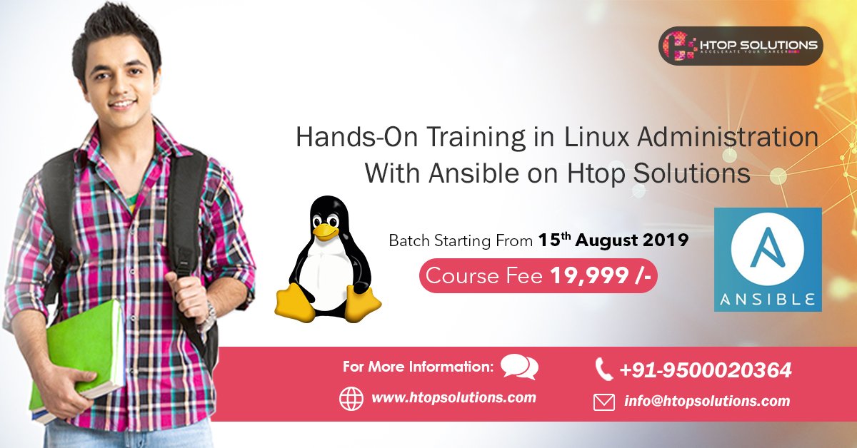 htop_solutions's tweet image. Htopsolution provide you hands-on #training in #linux #administration with #ansible. Call Now 9500020364 learn from best experts

htopsolutions.com/linux-training…
