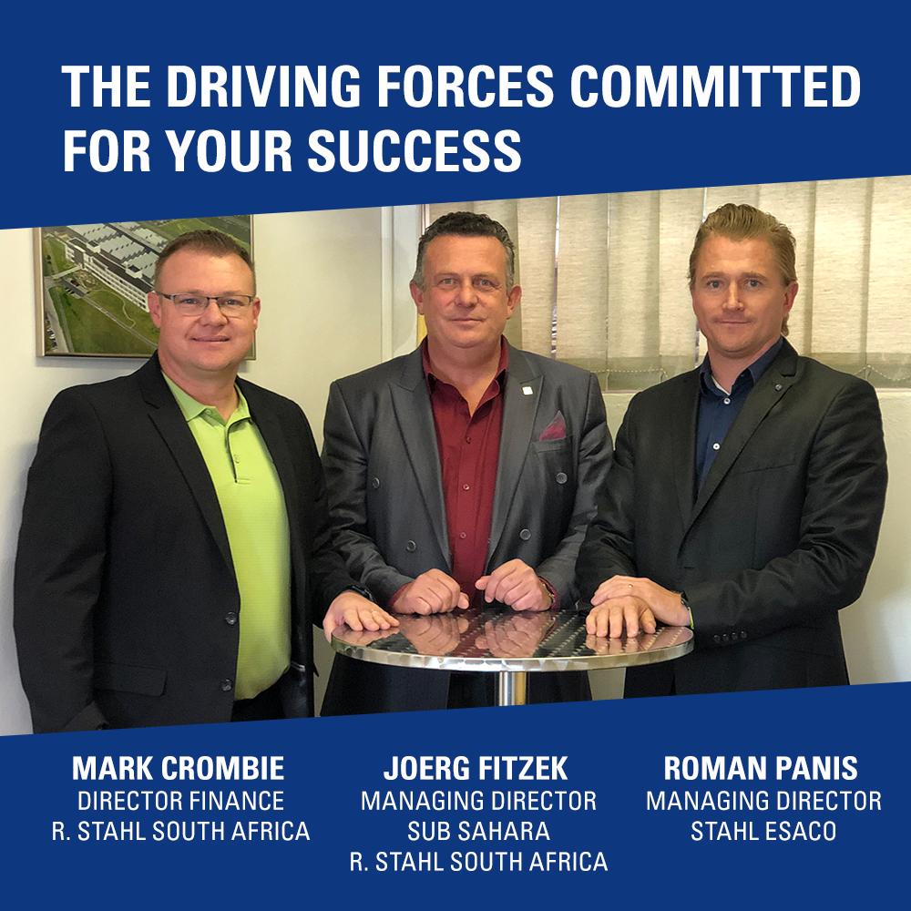 rstahlgroup's tweet photo. Meet the new management team of R. STAHL South Africa, vital to achieving the best outcomes and motivating the workforce to deliver the most competitive solutions.
#RSTAHL #YourPartnerInEx #TheStrongestLink https://t.co/mWHwl5pXGg