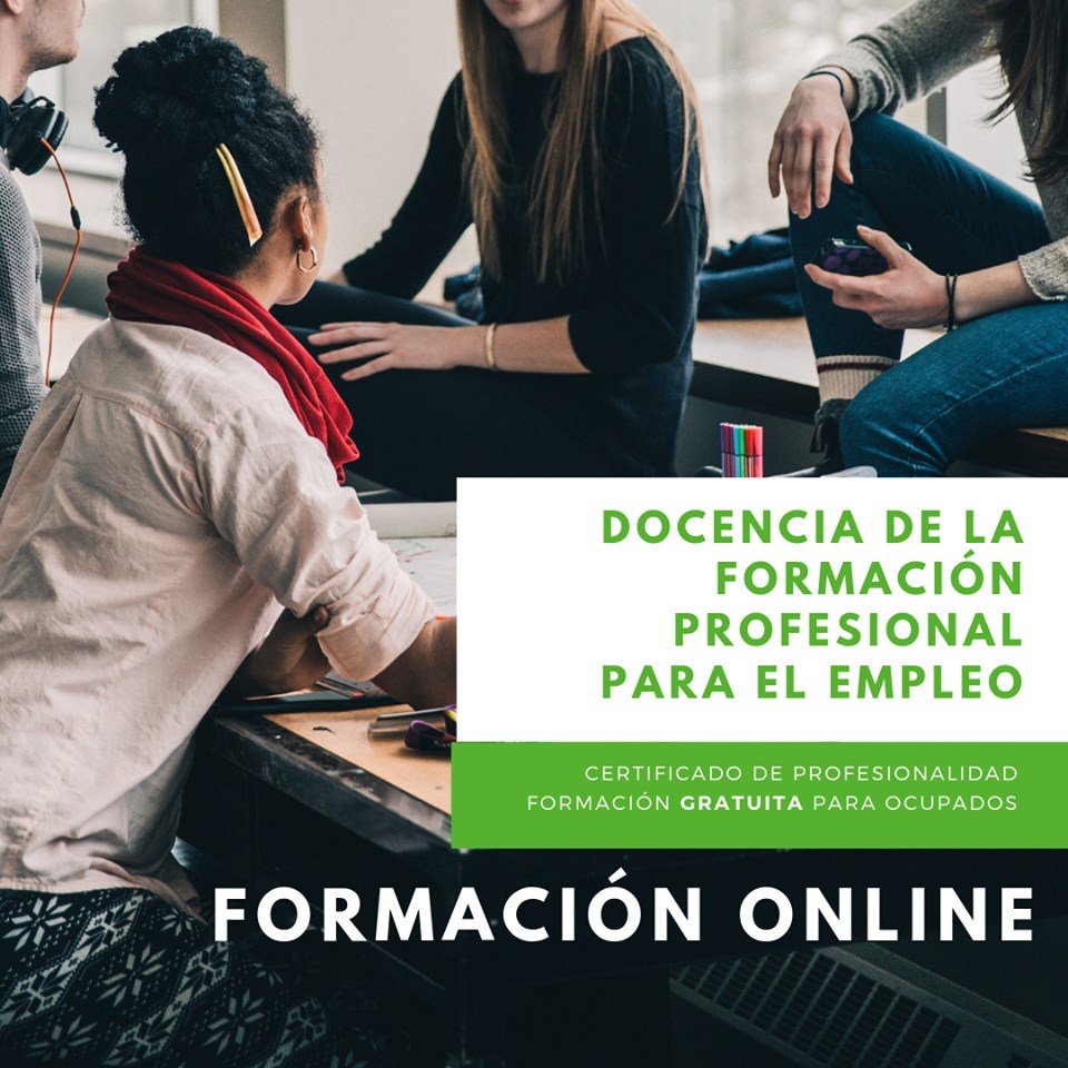 Abierto el plazo de inscripción para conseguir el Certificado de Profesionalidad: "DOCENCIA DE LA FORMACIÓN PROFESIONAL PARA EL EMPLEO". Apúntate ya y reserva tu plaza con Foremplex. - FORMACIÓN ONLINE !!!

landings.foremplex.com/docencia-forma…