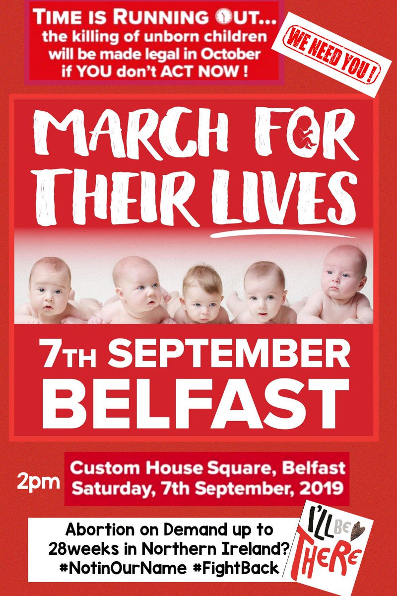 RockofLifeNI's tweet photo. @BBCNolan @StephenNolan @BBCSounds @bbcradioulster @BBCRadioFoyle Stand United on Sept 7th to #MarchfortheirLives in Belfast, tell Sinn Féin #ItsNotInOurName #FightBack #Not4NI 🚫 https://t.co/BqcnkGh06V