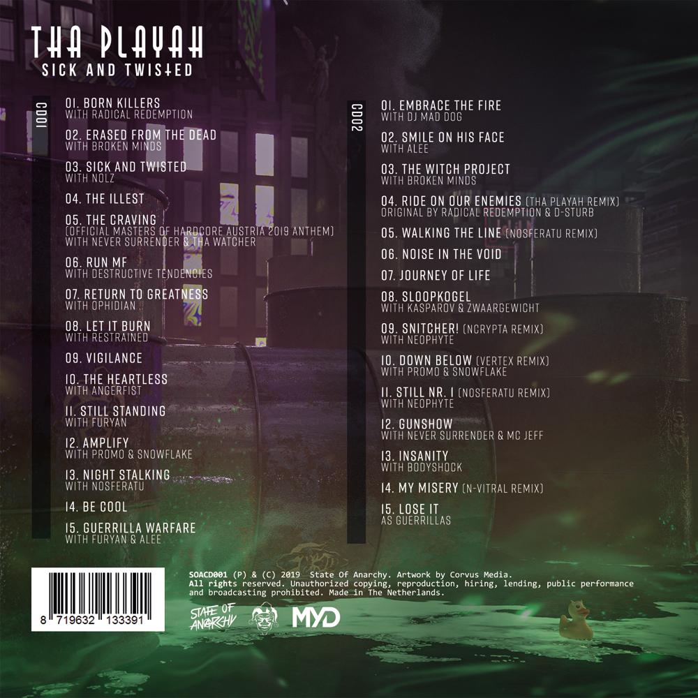 Here's the full tracklist of the album! 
What track should I preview next? 🤔
Pre-order my album: stateofanarchy.lnk.to/satTw