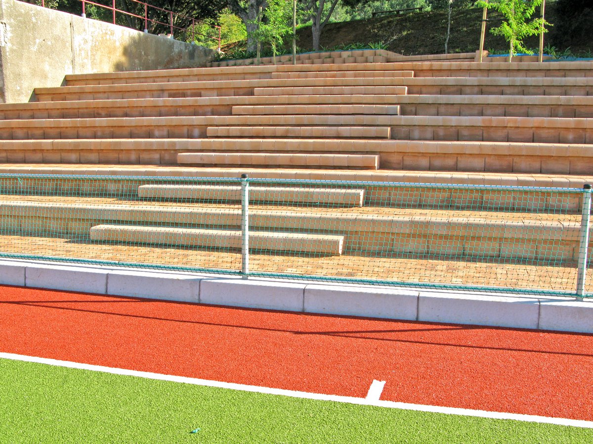 TerraforceZA's tweet photo. User-friendly seating upgrade at Westerford High School's Astroturf Hockey Pitch with seating, retaining walls between the road and hockey pitch and around the seating and tennis court. https://t.co/fhNVnnLi4r #landscapedesign #seating  #schoolseating #seatingarena #schooldesign https://t.co/cQZnNldY77