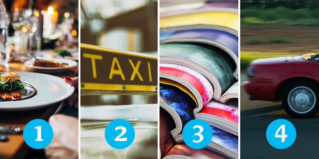 "Weet jij welke kosten je mag aftrekken als #ondernemer? En welke niet? Eén van deze kostenposten mag je niet aftrekken. Welke?

1.Zakenlunch (inclusief de fooi) 
2.Taxikosten naar je klant
3.Vakliteratuur
4.Boete voor te hard rijden"