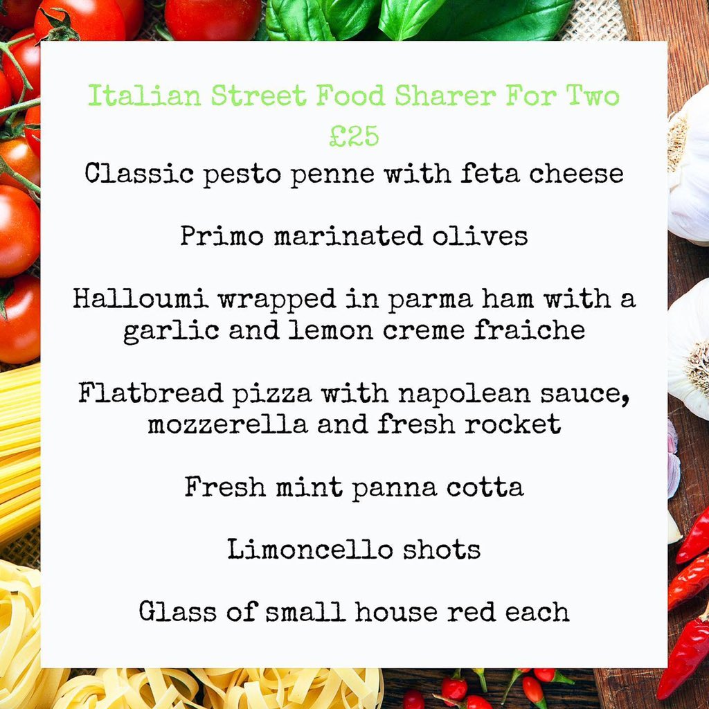primoworc's tweet photo. Tomorrow it’s STREET FOOD TUESDAY - this week, we are loving Italian 🇮🇹 Enjoy our Italian themed food sharer for two just £25 
Call to book 01905 611566 or visit https://t.co/DL2fycOkmQ 
#italian #heartyfood #share #tapas #worcester #streetfood #dine #eat https://t.co/L4hHESs48z