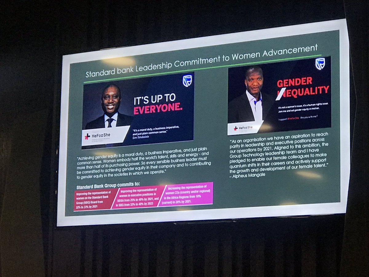MashileLouis's tweet photo. You never let people define who you are. #HeforShe #Leadhers #standardbank @StandardBankZA @HeForShe #WomensMonth2019 #WomensMonth https://t.co/hvJXHhCvpf