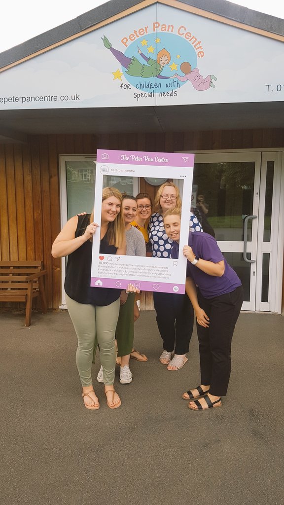 On Friday, I spent 1 of my #volunteering days at @peterpancentre. It was so fun to talk through some really innovative #fundraising ideas with the team. Did you know, they have been supporting children with special needs for almost 50 years! 🌟 (excuse Sadie blinking!)