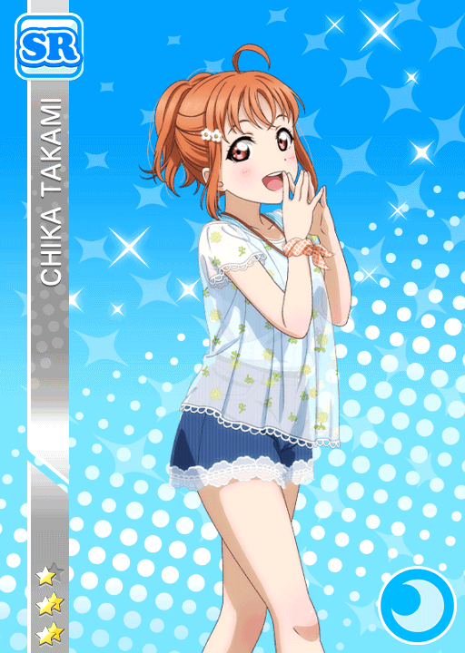 🗺️ WW #LLSIF Chika SR available for scouting! She is a Cool