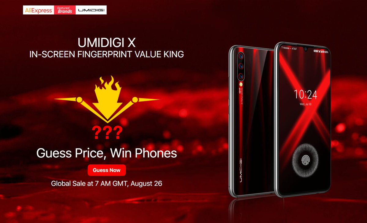 kvælende kalender dansk UMIDIGI on Twitter: "Guess Price, Win Phones!! The price for #UmidigiX on  August 26 is still a secret🤭 But our official AliExpress store is giving  you a chance to guess the price