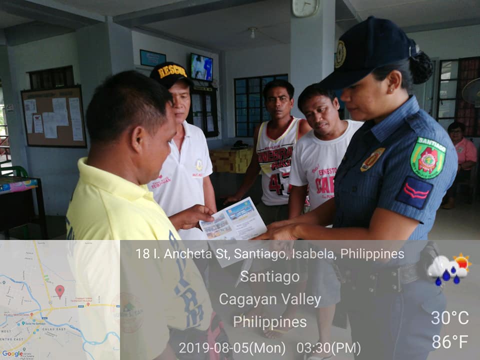 Station1sc1's tweet photo. distributed IEC Materials on illegal drugs awareness, Anti-Violence against Women and their Children and Social Media Analytics at Barangay Mabini, Santiago City @scpo_valleycops @valleycops https://t.co/661B2za9uJ