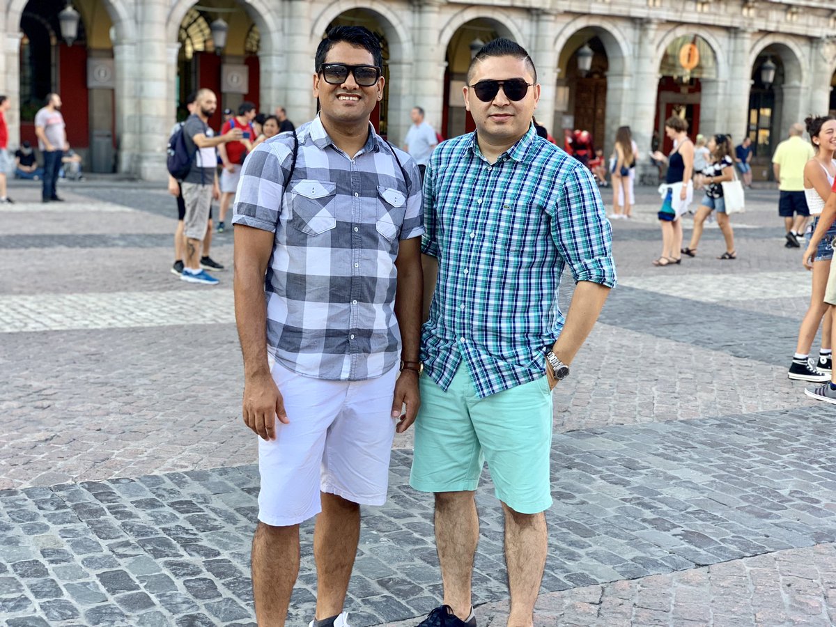 WokilBam21's tweet photo. Madrid with brother. #summer #weekend #vacation #mardid #Spain #travel https://t.co/22UrCk256M