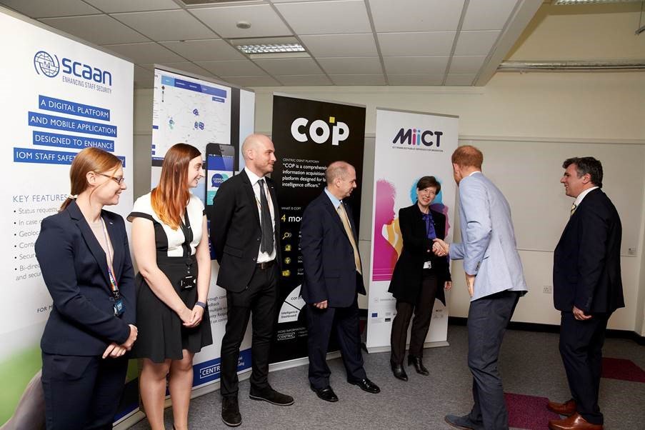 MIICT_EU's tweet photo. The @MIICT_EU project was promoted during the recent visit to Sheffield Hallam University (SHU) by His Royal Highness, Prince Harry, The Duke of Sussex on Thursday 25 July 2019 to learn about SHU’s commitment to learning in teaching and research. #H2020 @EU_H2020 https://t.co/7CKxX8dq9s