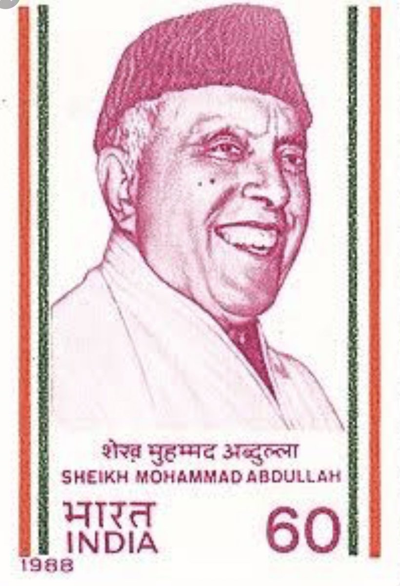 1953,Shaikh Abdullah declared, immerse my dead body in sacred Arabian sea(security guards his magnificent tomb at DalLake)He said,”kill Pandit first while making a choice between Pandit & cobra”“whole lot of army can’t save Hindus in  #Kashmir against malevolence of Muslims”