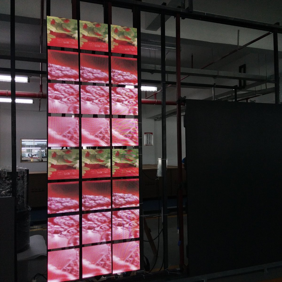 ALedscreen's tweet image. The magnet soft modules are doing the aging test. Before packing to our clients, it need to do this aging test for 72 hours. #softmodule