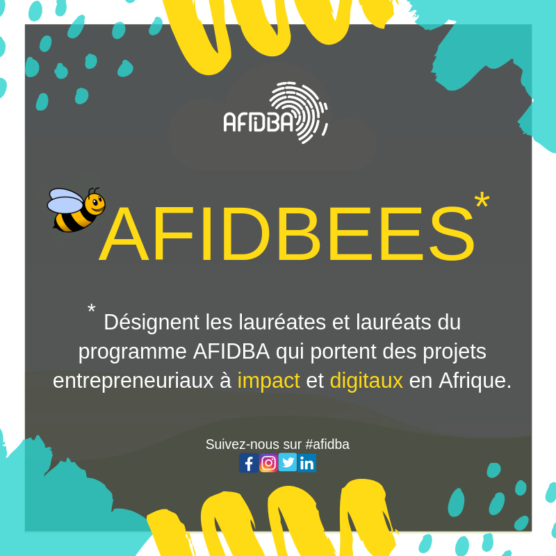 AFIDBA_'s tweet photo. 😃Bon lundi ! Nos précieuses start-up d'impact ont désormais un nom : les #AFIDBees 🐝
Et si nous débutions la semaine avec ce mot inconnu qui désormais vous sera familier ? 1 AFIDBee =AFIDBA + Bee🐝. Tout comme les abeilles, nos start-up sont des acteurs clés de l'écosystème💫🌍 https://t.co/CXdMhAGq1B