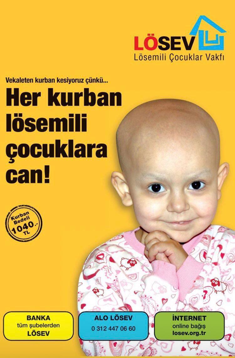 Her kurban lösemili çocuklara bir can🙏