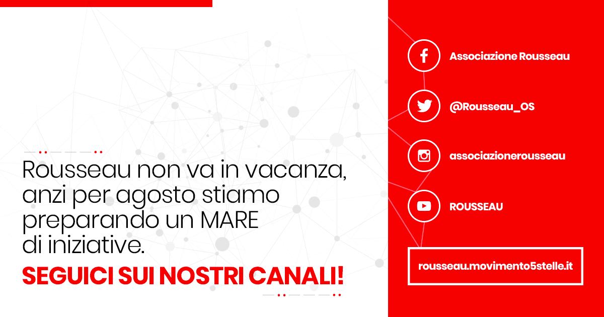 Mov5Stelle's tweet photo. #Rousseau non va in vacanza!
Segui i canali social per rimanere aggiornato su tutte le iniziative.
⬇️⬇️ https://t.co/8yJxKQ3eFi