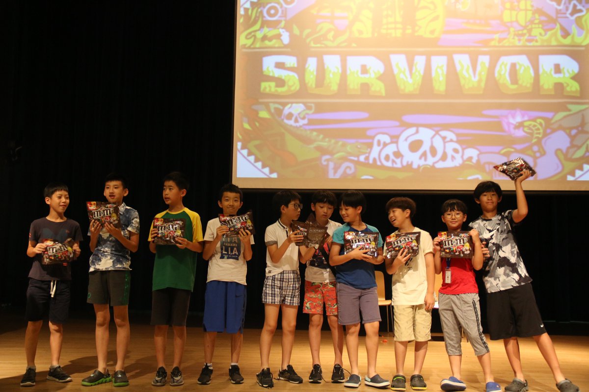 ECIMsummercamp's tweet photo. Congratulations to the winners of Survivor!👏 https://t.co/egjQgnRdDP