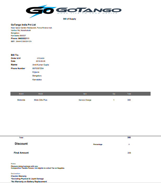 hriks3's tweet photo. @GoTangoIn poorest service provided. Broken my working phone.
On the website is written Genuine Parts but @GoTangoIn providing some local display called OEM, Free Inspection is also mentioned took Rs. 300.
Seems like Technician(Madhu) doesn't know anything about the phone. https://t.co/O1w5psgjUE