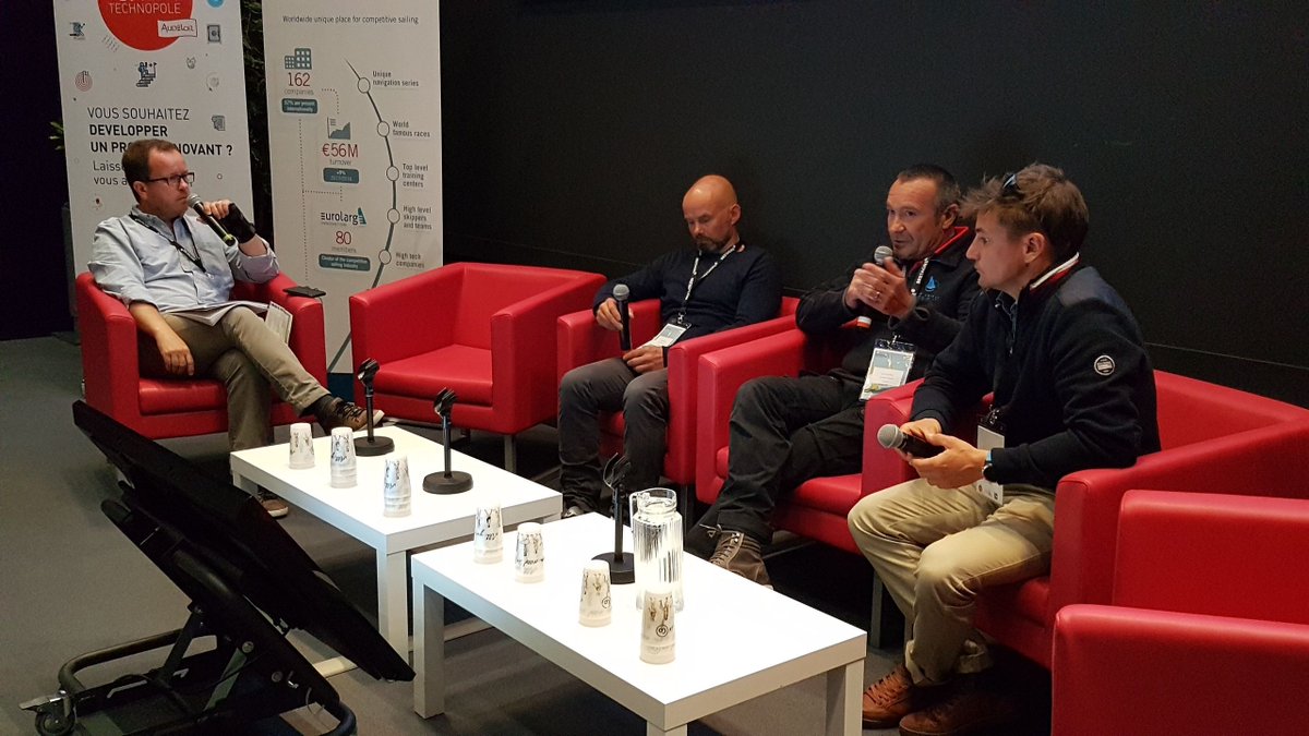 BretagneBDI's tweet photo. [Replay &amp; podcast 🎧] 16 personnalités du monde de la #voile de compétition font le bilan technique de la Route du Rhume 2018 (#RDR2018). 
L'intégralité des interventions à retrouver en podcast ➡️ https://t.co/FZfKh12BF4 https://t.co/LwTw9bGB8a