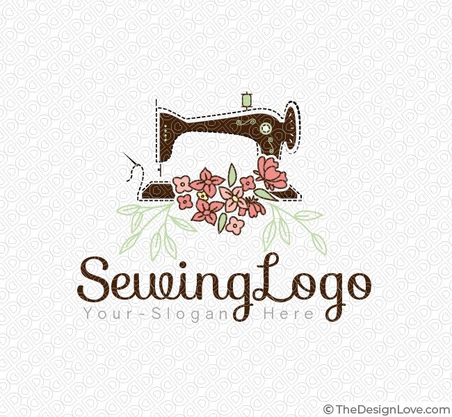 The Design Love On Twitter Sewing Logo Business Card Template