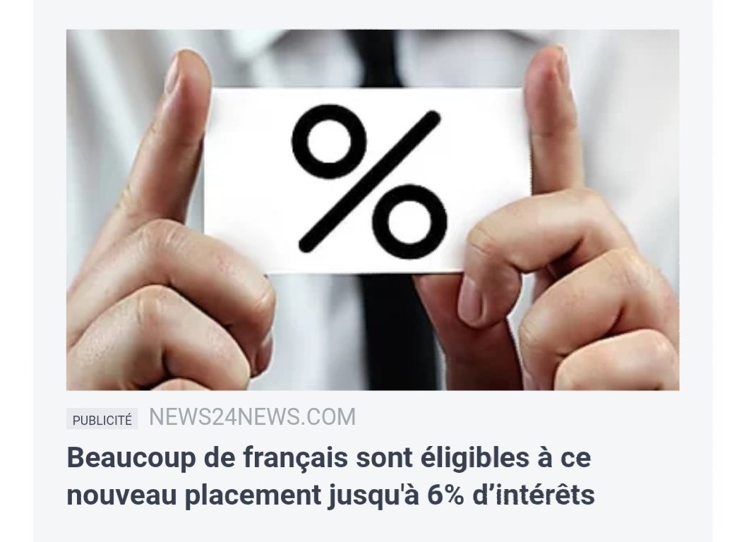 Y'a aussi ce fabuleux placement  @lemondefr  @decodeurs sur lequel vous nous envoyer pour gagner jusqu'à 6% dit la publicité...... ah non 8% pardon... quand on clique... qui dit mieux ?Ah ça peut être "illustratif" ?!?