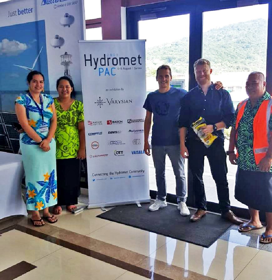HydrometPAC 2019 starts tomorrow! 
Varysian is hosting the exhibition alongside the Fifth Pacific Meteorological Council Meeting in Apia, Samoa. 
Many thanks to our partners at <a href="/SprepChannel/">SPREP</a> 
#pacific #hydromet #meteorology #networking #samoa #apia
<a href="/WMO/">World Meteorological Organization</a>