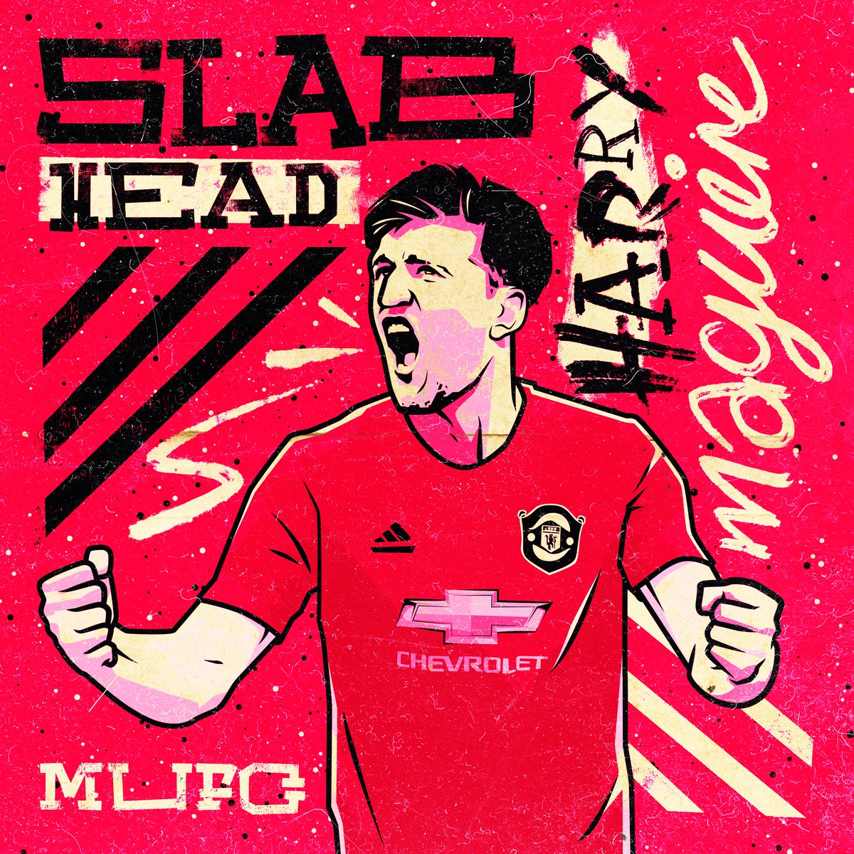 johnsportraits's tweet photo. @ManUtd @HarryMaguire93 Boooom! #WelcomeSlabHead #MUFC https://t.co/25DeAiUshY