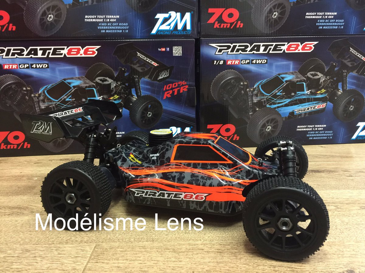 ModelismeLens's tweet photo. [Arrivage] du tout nouveau Pirate 8.6 #T2M #buggyrc 1:8 à moins de 300,00€ ! 👍 https://t.co/4lJ4dBfKOj