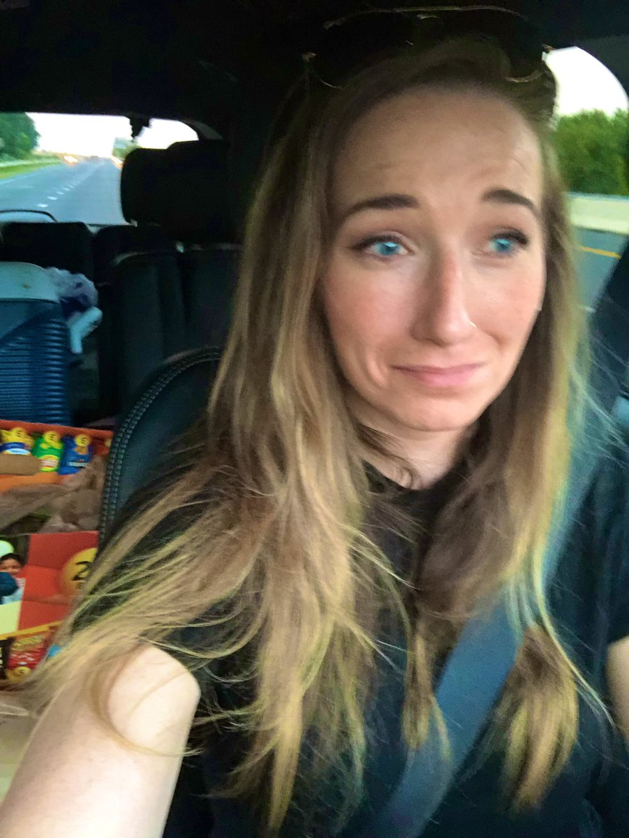 chrstna_gregor's tweet photo. You were wrong @realrobbell. It was me, you, Massent and @KerenzaPeacock in a mini van in NORTH Carolina (Not South) weeping on the side of the road.
#Ep252. https://t.co/49TBB63glY
