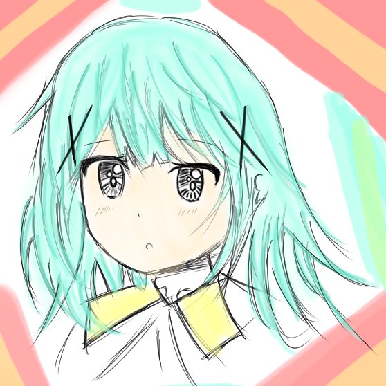 髪留めのtwitterイラスト検索結果