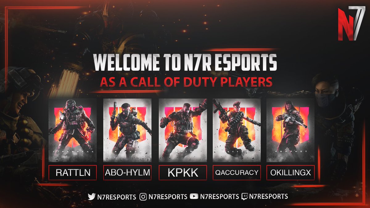 N7ReSports's tweet photo. -
Proudly announcing
our new COD players ๐ฅ.
-
KpKK | @omarxomarr
Rattln | @0rqw1
oKillinGx | @okillingx
qAccuracy | @accuracy_q
Abo-HyLm |
-
Welcome โฅ๏ธ.
#LetsGoN7R #N7ReSports https://t.co/CReVRUqmPE