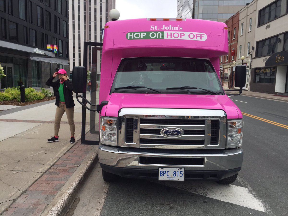 adamfwalsh's tweet photo. Taking a bus tour of St. John’s today. On the Hop On - Hop Off 🙂 Radio item to follow on @sjmorningshow. @sjhoponhopoff https://t.co/ivc0adCp7m