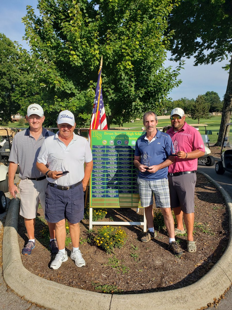 AlumniBshs's tweet photo. The 16th annual Bryan Station Golf Scramble was a success.  Proceeds go to scholarships, special funding, and educational and athletic programs throughout the year.  Thank you to all that came out in support. https://t.co/6bxSKOIS2O