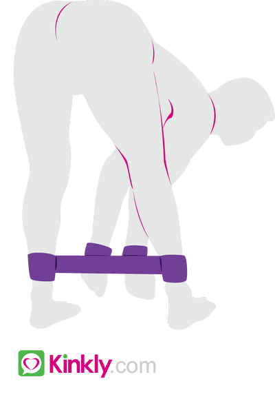 RubBunnyUK's tweet photo. Position of the Week, with a kink, is the Bent Over Bondage. This position uses wrist &amp; ankle restraints to hold the person in a standing forward fold.

#RubBunnyUK #BunnySutra #ArouseYourSensesWithRB
 #bdsm #powersex #controllingsex #rearenterysex #bentoverbondage #bondagesex https://t.co/5EDXFJ4jK9