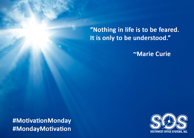 #MotivationMonday #NoFear #FearNot <a href="/Sharp_Business/">Laureano Antonioni</a> <a href="/SOSTX13/">SOS Texas</a> #printer #OfficeInnovation #MFP #FamilyBusiness