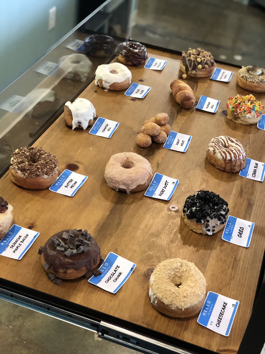 If you’re having trouble deciding which donuts to get, make your decision easier and try them all! We won’t tell! Remember- what happens at Dough Boy stays at Dough Boy! 😉

#doughboydonuts #donuts #doughnuts #donutfoodtruck #foodtruck #campbowie #onthebricks #donutporn #foodporn