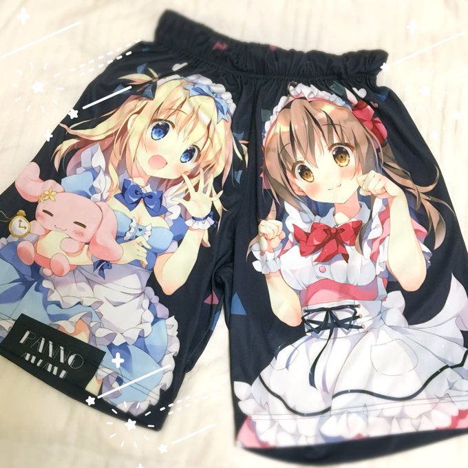 【C96グッズその2】
看板娘ハーフパンツ作りました!
フルグラTと同じ生地でさらっとしてます〜!夏の装備のひとつにぜひ…!✨ 
