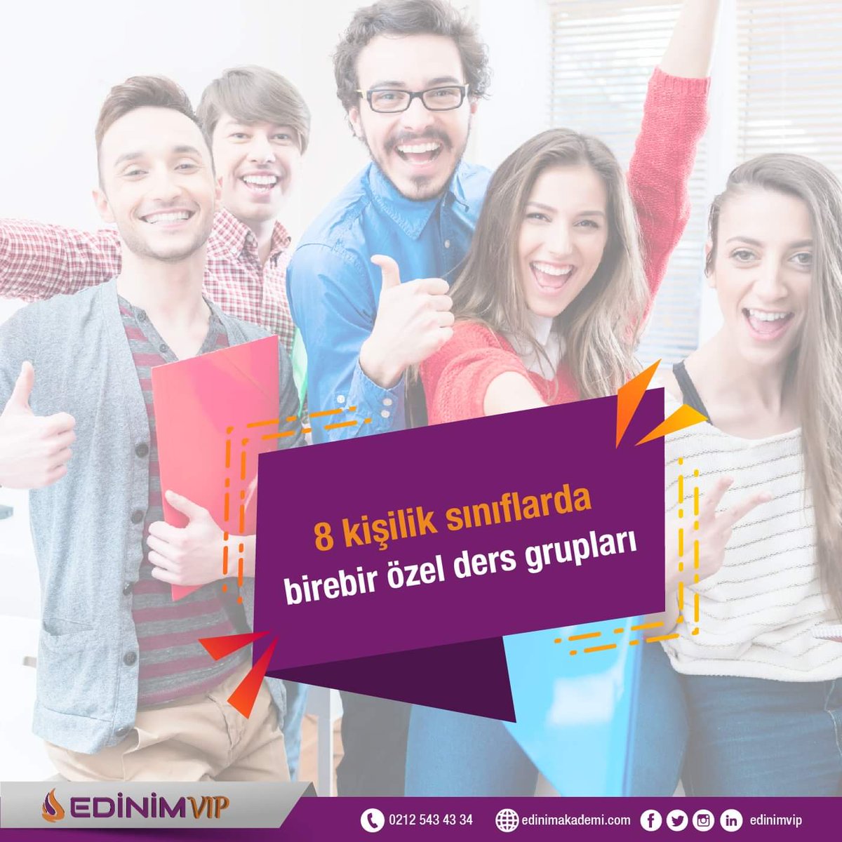 Edinimvip's tweet photo. 8 kişilik sınıflarda birebir özel ders grupları EDİNİM VIP'de!
https://t.co/gkU369gAKA
#edinimakademi #edinimvip #yks2020 #ykskurs #lisekurs #bakırköykurs #etüt #interaktifeğitim #özelders #matematikkurs https://t.co/zyLugGpSoA