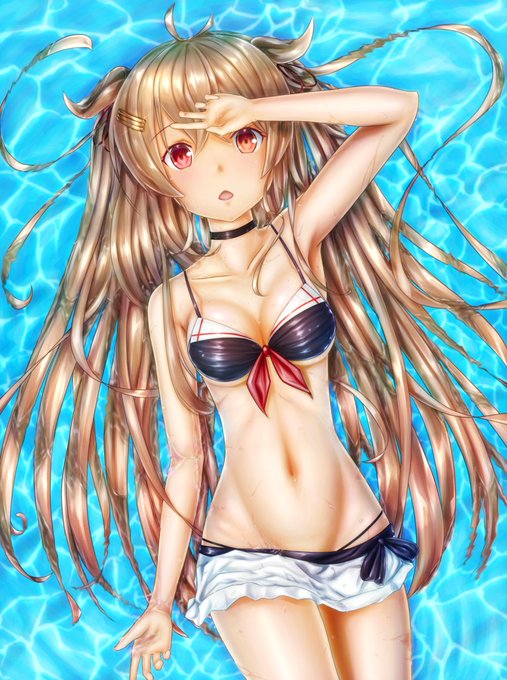 ちょっといい村雨ちゃん #艦隊これくしょん #艦これ #村雨(艦隊これくしょん) #村雨 #村雨改二 #水着 #水着艦娘 https://t.co/WkfbA0lTfZ 