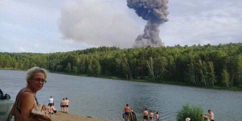 Взрыв склада боеприпасов под Ачинском 