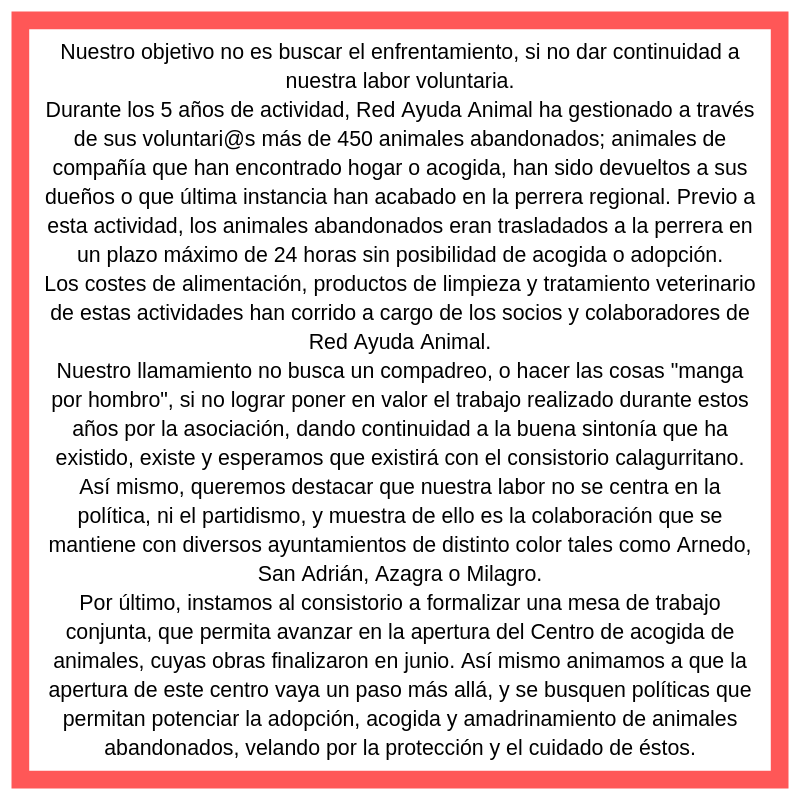 Red Ayuda Animal tweet media