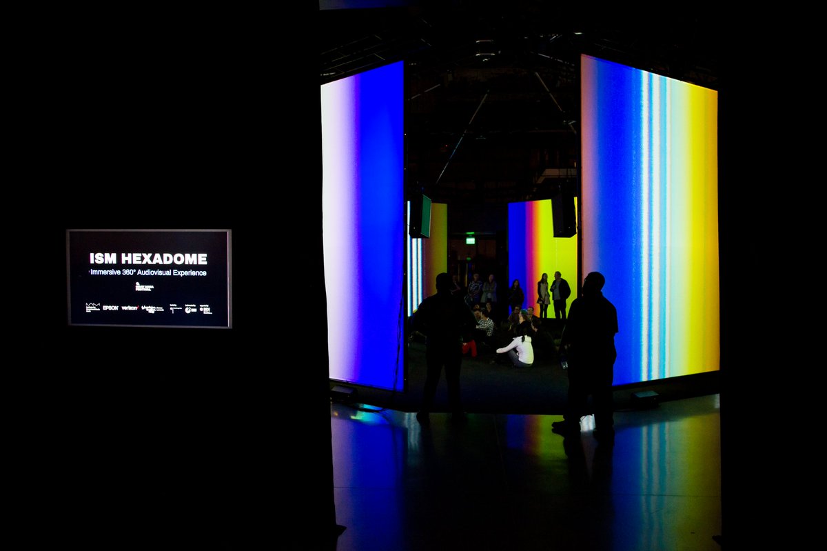 ism__berlin's tweet photo. Thank you San Francisco! 🙌

@GrayAreaorg @wunderbar2gethr @MeyerSound @GI_worldwide @EpsonAmerica 
 #ismhexadome #wunderbartogether #grayareafest https://t.co/KTDlIHwMfT