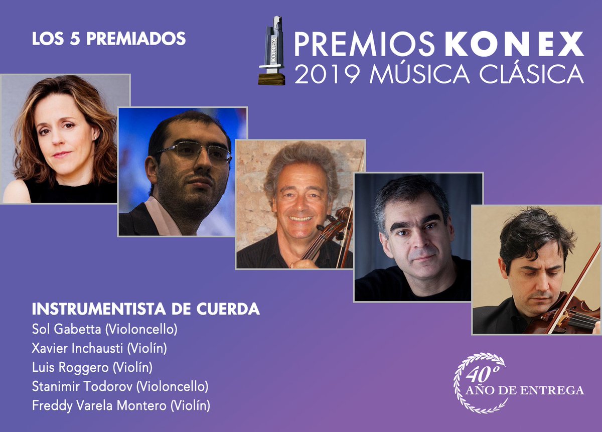 Image result for Premios Konex 2019 a la música clásica