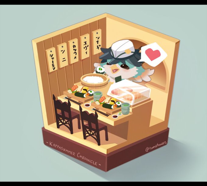 「帽子 寿司」のTwitter画像/イラスト(古い順)