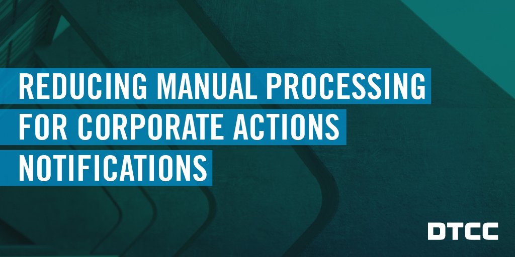 The_DTCC's tweet photo. Custodians must verify the accuracy of information in voluntary reorganizations announcements to help buy-side clients make effective investment decisions. Discover how #DTCC helps them to eliminate errors for the industry: https://t.co/NauGafx27K https://t.co/Vj5tvqXr7T