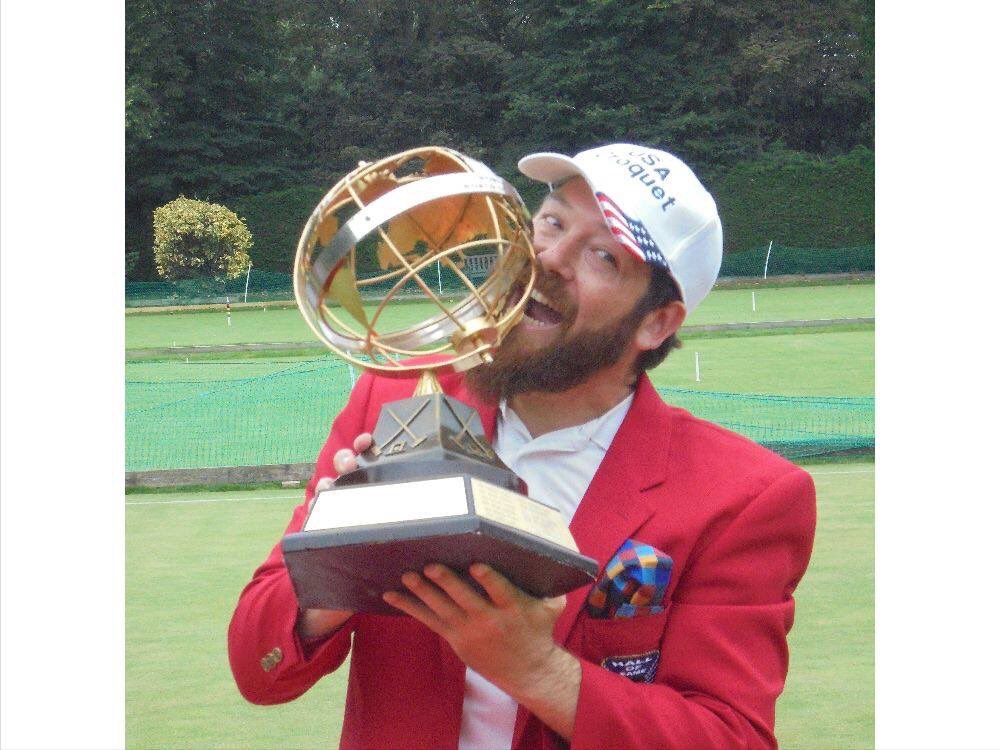 Ben Rothman wins the WCF Golf Croquet World Championship 7-5, 2-7, 3-7, 7-6, 7-5