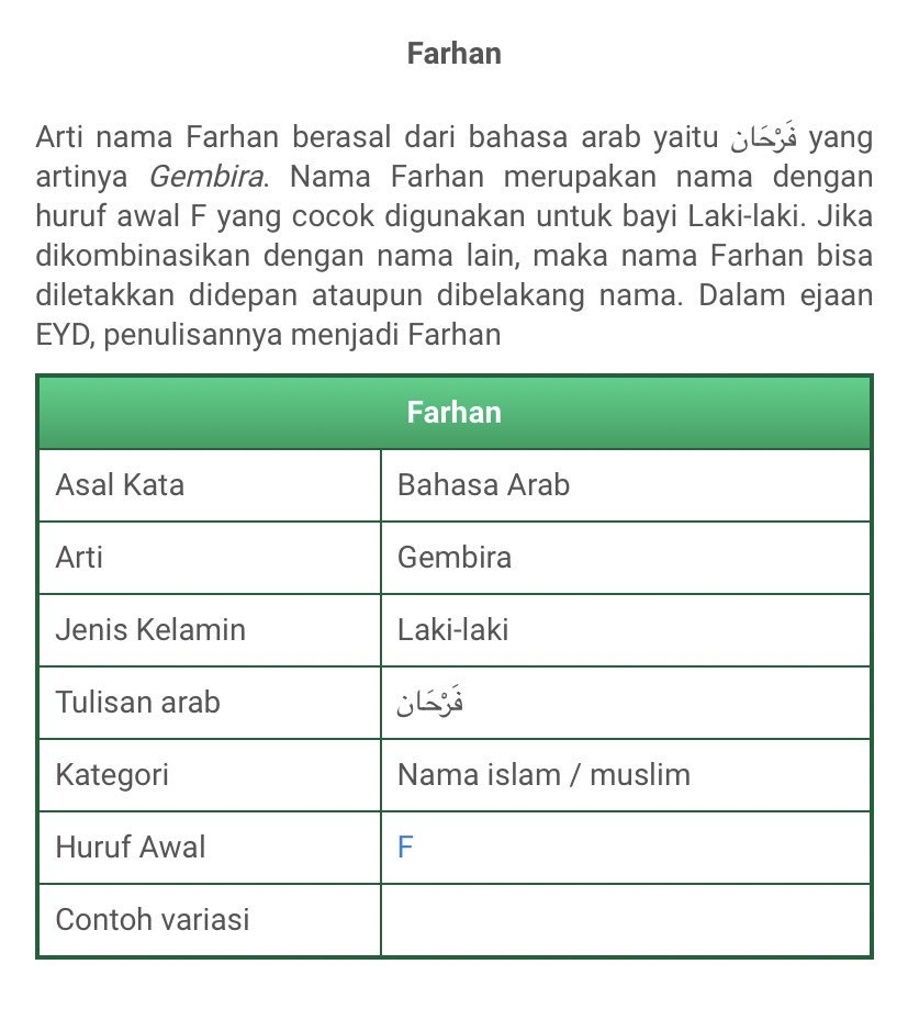 Arti Nama Farhan Dalam Bahasa Arab Mmaudit