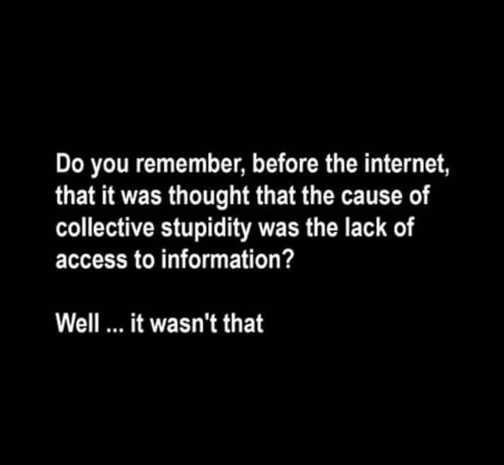 CodmanSociety's tweet photo. Stupidity, fund of knowledge and the Internet. Einstein said "Two things are infinite, the Universe and Human stupidity...but I'm not sure about the Universe." https://t.co/cEKybhQr5t