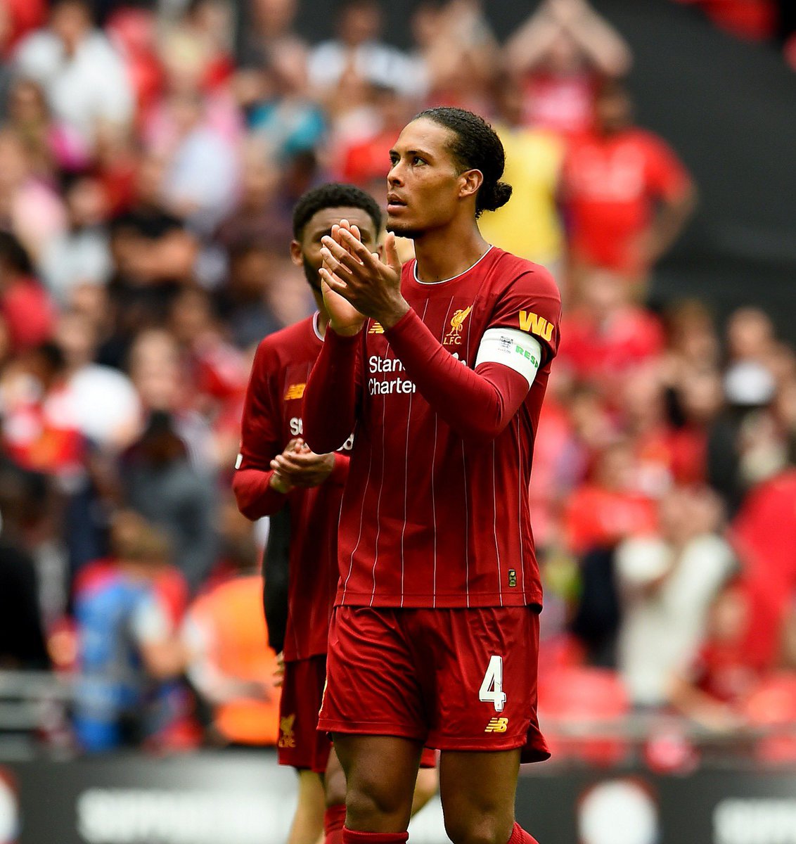 VirgilvDijk's tweet photo. It was a good battle yesterday at Wembley! Disappointed of course that the penalties didn’t go our way in the end but lots we can take from the game. Next up, the @premierleague 💪😁 https://t.co/v978n3CMG4